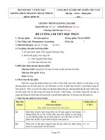 Đề cương chi tiết học phần Kế toán quản trị (Trường đại học sư phạm kĩ thuật TP.HCM)