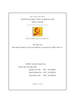 HỆ THỐNG PHÂN LOẠI sản PHẨM và GIÁM sát TRÊN WIN CC 