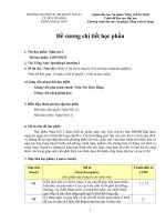 Đề cương chi tiết học phần Tiếng anh nghe nói 2 (Trường đại học sư phạm kĩ thuật TP.HCM)