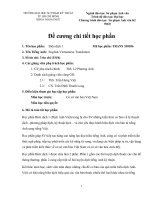 Đề cương chi tiết học phần Biên dịch 1 (Trường đại học sư phạm kĩ thuật TP.HCM)