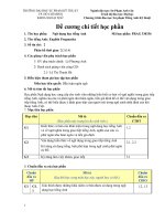 Đề cương chi tiết học phần Ngôn ngữ học tiếng anh (Trường đại học sư phạm kĩ thuật TP.HCM)