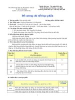 Đề cương chi tiết học phần Bóng chuyền (Trường đại học sư phạm kĩ thuật TP.HCM)