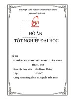 NGHIÊN cứu GIAO THỨC ĐỊNH TUYẾN MBGP 