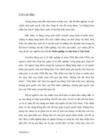 Nghiên Cứu Vấn Đề Thất Nghiệp Và Việc Làm Ở Việt Nam