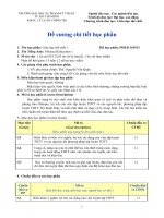 Đề cương chi tiết học phần Giáo dục thể chất 1 (Trường đại học sư phạm kĩ thuật TP.HCM)