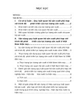 Quy luật quan hệ sản xuất phù hợp với trình độ phát triển của lực lượng sản xuất và sự vận dụng quy luật này ở Việt Nam hiện nay