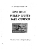 Giáo trình pháp luật đại cương