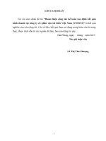 Hoàn thiện công tác kế toán xác định kết quả kinh doanh tại công ty cổ phần vận tải biển Việt Nam (VOSCO)