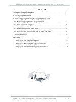 SKKN 2016 Xây dựng và sử dụng bài tập CHƯƠNG NITƠ PHOTPHO gây HỨNG THÚ