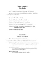 Cơ bản về Hệ số Công suất English