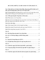 ĐỀ CƯƠNG NHỮNG vấn đề cơ bản về CÔNG đoàn VN 