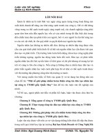 Một số giải pháp nhằm hoàn thiện công tác đào tạo nhân lực tại công ty TNHH giấy quốc huy 