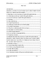 Hoàn thiện công tác đào tạo và phát tiển nguồn nhân lực tại công ty TNHH sản xuất phụ tùng ô tô  xe máy việt nam 