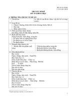 Mẫu thuyết minh đề án