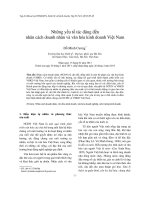 Những yếu tố tác động đến nhân cách doanh nhân và văn hóa kinh doanh Việt Nam