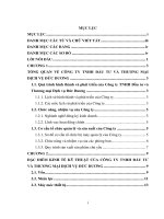 Đặc điểm kinh tế kỹ thuật của công ty TNHH đầu tư và thương mại dịch vụ đức dương 