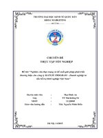 Nghiên cứu thực trạng và đề xuất giải pháp phát triển thương hiệu cho công ty HATCH PROGRAM – doanh nghiệp tư vấn hỗ trợ khởi nghiệp việt nam 