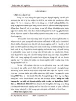 Nâng cao chất lượng cho vay đối với doanh nghiệp nhỏ và vừa tại ngân hàng TMCP bắc á   chi nhánh thái hà 