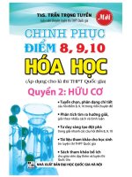 Chinh phục điểm 8 9 10 hóa học quyển 2 hữu cơ