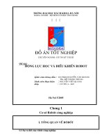 ĐỘNG lực học và điều KHIỂN ROBOT 