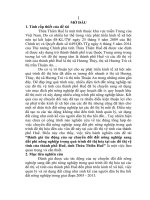 Đánh giá tác động của sự chuyển đổi đất nông nghiệp sang đất phi nông nghiệp trong quá trình đô thị hóa tại các đô thị vệ tinh của thành phố Huế, tỉnh Thừa Thiên Huế