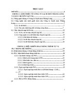 Khảo sát và thiết kế hệ điều khiển dây chuyền nạp tải lò sấy công ty gạch men thăng long 