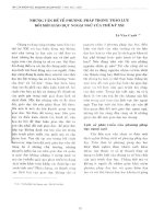 Những vấn đề về phương pháp trong trào lưu đổi mới giáo dục ngoại ngữ của thể kỷ XXI