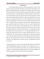 Hiệu quả hoạt động kinh doanh của khách sạn celia hà nội, thực trạng và giải pháp 