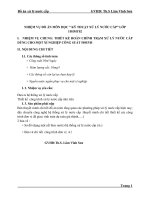 Thiết kế hoàn chỉnh trạm xử lý nước cấp dùng cho một xí nghiệp công suất 50m3/h