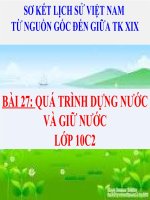 so ket lich su viet nam tu nguon goc den giua tk xix
