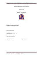 ĐỒ ÁN CHI TIẾT MÁY ĐỀ SỐ 10: THIÊT KẾ HỆ THỐNG DẪN ĐỘNG BĂNG TẢI, PHƯƠNG ÁN 25