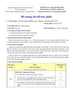 Đề cương chi tiết học phần Các quá trình và thiết bị cơ học, thuỷ lực, khí nén trong công nghệ thực phẩm (Trường đại học sư phạm kĩ thuật TP.HCM)