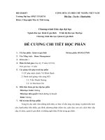 Đề cương chi tiết học phần Quản trị gia đình (Trường đại học sư phạm kĩ thuật TP.HCM) 