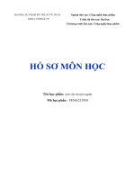 Đề cương chi tiết học phần Anh văn chuyên ngành công nghệ thực phẩm (Trường đại học sư phạm kĩ thuật TP.HCM) 