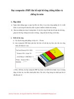 Bọc composite chống tham và chống ăn mòn cho bê tông