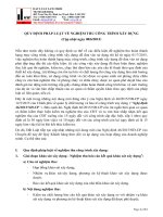 QUY ĐỊNH CỦA PHÁP LUẬT VỀ NGHIỆM THU CÔNG TRÌNH XÂY DỰNG