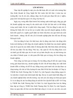 Một số giải pháp nâng cao hiệu quả sử dụng vốn lưu động tại công ty TNHHSản xuất thương mại và dịch vụ anh nguyên”  