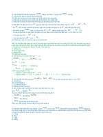 Ôn tập cr–fe–cu và một số kim loại quan trọng đề 3 