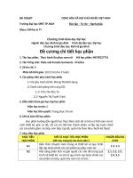 Đề cương chi tiết học phần Thực hành âu phục nam nữ (Trường đại học sư phạm kĩ thuật TP.HCM)