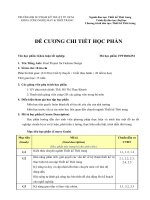 Đề cương chi tiết học phần Khoá luận tốt nghiệp (Trường đại học sư phạm kĩ thuật TP.HCM) 