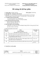 Đề cương chi tiết học phần Bánh Việt Nam (Trường đại học sư phạm kĩ thuật TP.HCM) 