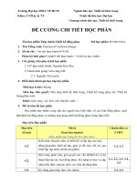 Đề cương chi tiết học phần Thực hành thiết kế đồng phục (Trường đại học sư phạm kĩ thuật TP.HCM) 