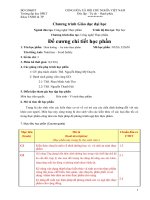 Đề cương chi tiết học phần Dinh dưỡng và an toàn thực phẩm (Trường đại học sư phạm kĩ thuật TP.HCM)