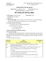 Đề cương chi tiết học phần Phụ gia thực phẩm (Trường đại học sư phạm kĩ thuật TP.HCM)