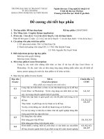 Đề cương chi tiết học phần Đồ hoạ ứng dụng (Trường đại học sư phạm kĩ thuật TP.HCM)