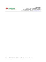 Hướng dẫn sử dụng ngân hàng điện tử VP bank