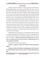 Phân tích tình hình tài chính thông qua các chỉ tiêu chủ yếu của bảng cân đối kế toán tại công ty cổ phần thương mại và chuyển phát nhanh nội bài 