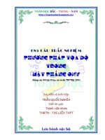 685 câu trắc nghiệm oxy có giải chi tiết