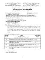 Đề cương chi tiết học phần Dinh dưỡng lý thuyết (Trường đại học sư phạm kĩ thuật TP.HCM)