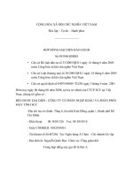 Pháp luật hợp đồng trong hoạt động kinh doanh thương mại  Hợp đồng mẫu Đại diện thương nhân  HĐ ĐDCTN 2